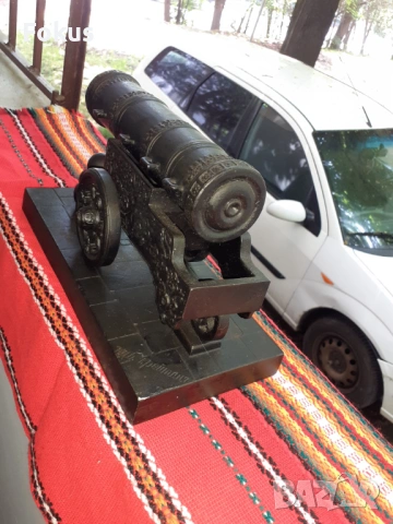 Касли - Цар пушка - голям размер чугун фигура статуетка, снимка 3 - Антикварни и старинни предмети - 53279255