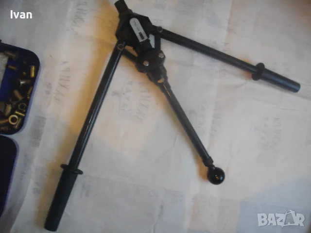 WURTH VGN351 ВЮРТ ПРОФЕСИОНАЛНА НИТАЧКА ЗА НИТ ГАЙКА М5-М10 РЪЧНА ЛОСТОВА ДВУРАМЕННА КОМПЛЕКТ КУФАР, снимка 11 - Други инструменти - 48592477