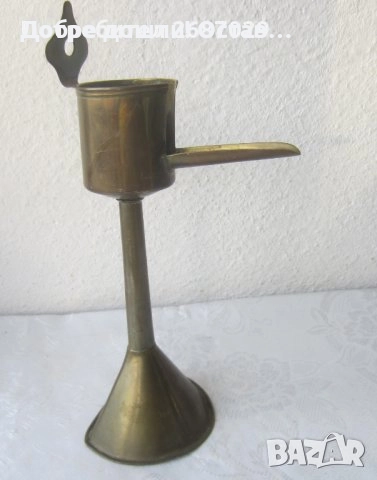 Свещник и Стара ножица за свещи, месинг, бронз антика, метал и свещник, снимка 8 - Антикварни и старинни предмети - 30094908