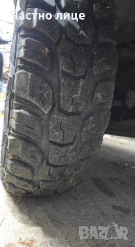 4 броя гуми 235/75/15 Kumho с джанти 5х139.7 за фероза, витара, джимни,нива, снимка 9 - Гуми и джанти - 52535586