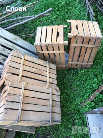 Дървени каси щайги касетки за декорация и не само