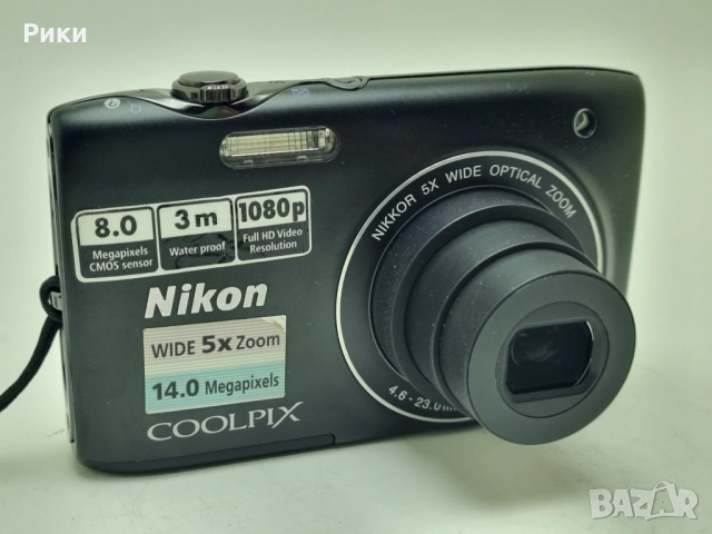Nikon Coolpix S3100 14.0MP Digital Camera Tested, снимка 5 - Фотоапарати - 53804743