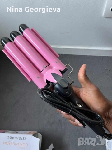 тройна ретро преса за къдрене , снимка 10 - Преси за коса - 52720457