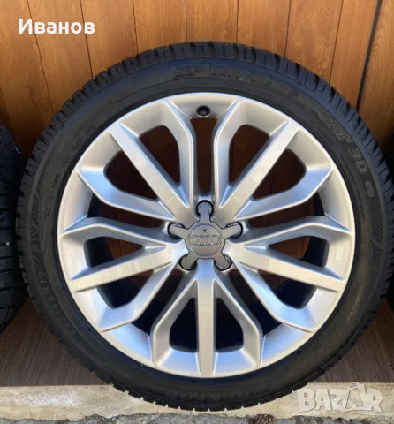 235х45х19 Dunlop 4 броя зимни гуми и 4 броя оригинални джанти на Audi, снимка 4 - Гуми и джанти - 48715547