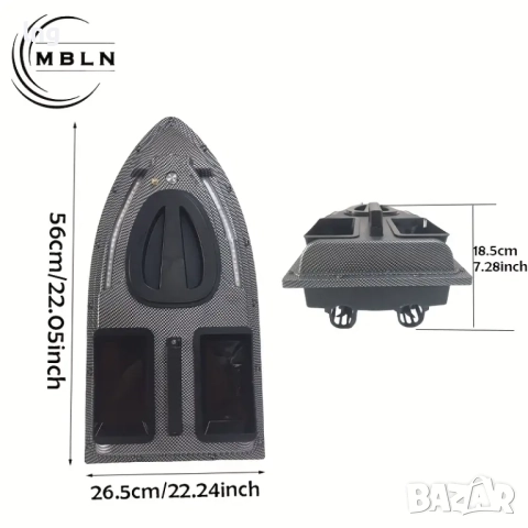 Продавам рибарска лодка за захранка с GPS и автопилот, снимка 4 - Такъми - 51550410