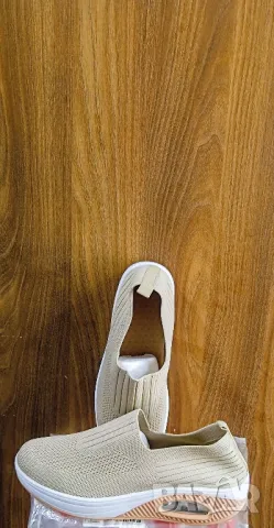 Дамски обувки от плат с камера, снимка 4 - Маратонки - 49830445