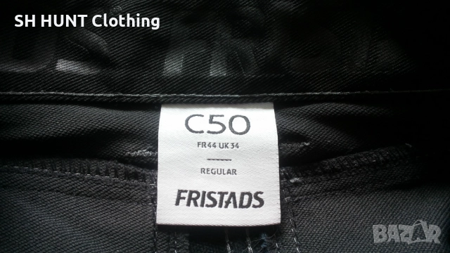 FRISTAD CRAFTSMAN STRETCH TROUSERS 2530 CYD размер 50 / M работен панталон с еластична материя W4-82, снимка 16 - Панталони - 51993721
