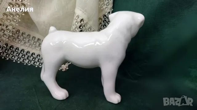 Порцеланово бяло куче 🐕, снимка 3 - Декорация за дома - 49663681