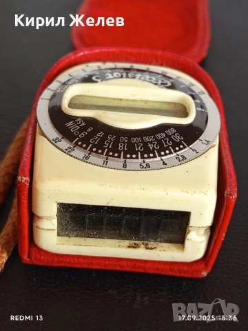 Фотоелектрически експометър с селенова клетка Excelsior 3 рядък за КОЛЕКЦИЯ 50681, снимка 3 - Други ценни предмети - 51745868