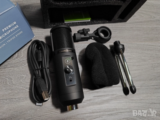 ПРОМО ! Liam & Daam Професионален микрофон за стрийминг / студио !, снимка 4 - Микрофони - 52020944