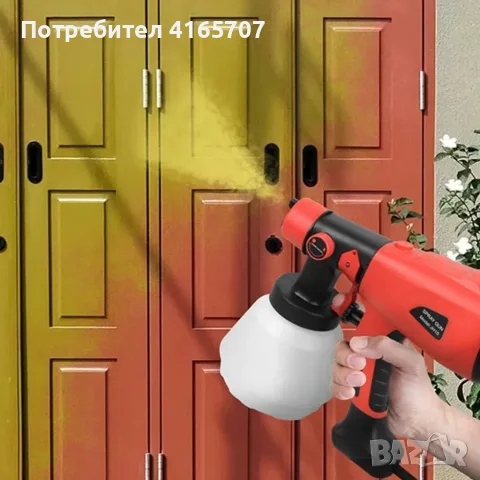 Електрически пистолет за боядисване, снимка 2 - Миксери за бои - 55724389