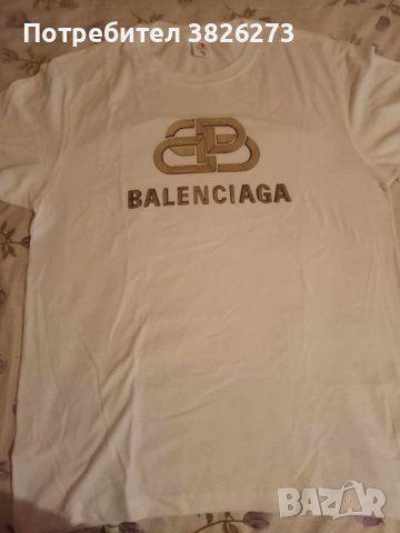 Тениска "Balenciaga" 3D Gold