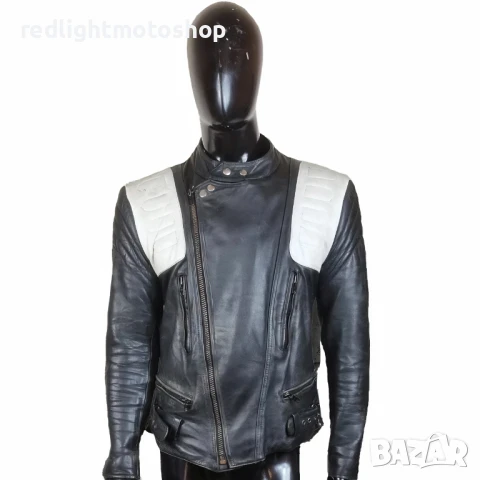 📌 5298 Мъжко кожено мото яке | Размер 52 | 90 лв, снимка 1