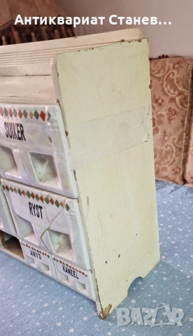 АНТИКВАРЕН КУХНЕНСКИ КОМПЛЕКТ „VICTORIA“ – CZECHOSLOVAKIA (1918–1939) , снимка 3 - Аксесоари за кухня - 53611086