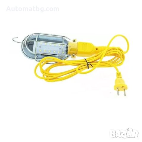 Работна лампа Automat, Подвижна, 220V, 10m кабел, Жълт, снимка 3 - Аксесоари и консумативи - 41843690