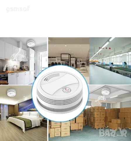 WiFi Пожарен датчик с известяване към телефон tuya, снимка 3 - Друга електроника - 47715425