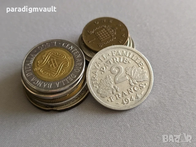 Монета - Франция - 2 франка (немска окупация) | 1944г.