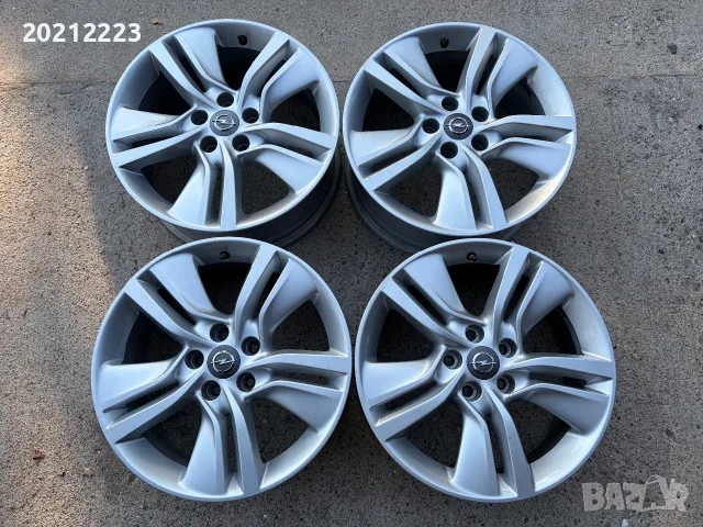 4 броя алуминиеви джанти за Opel Astra H,Opel Zafira B,Opel Meriva B 17