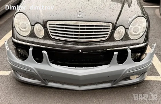 предна броня Facelift за mercedes w211, снимка 5 - Части - 56230592