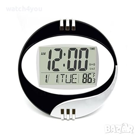 НОВ ДИГИТАЛЕН СТЕНЕН ЧАСОВНИК С ТЕМПЕРАТУРА. ЕЛЕКТРОННИ СТЕННИ ЧАСОВНИЦИ ЕЛЕКТРОННИ ЗА СТЕНА И БЮРО, снимка 3 - Друга електроника - 44319705