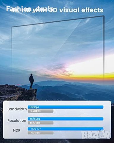 Нов 4K*60Hz HDMI превключвател за HDTV, Xbox, PS4/5 , снимка 5 - Друга електроника - 41553558