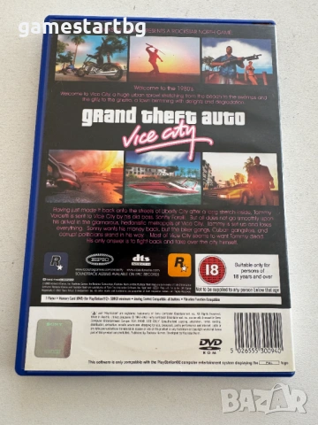 Grand Theft Auto Vice city за PS2, снимка 2 - Игри за PlayStation - 53755474