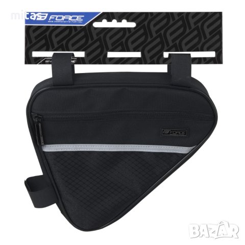 Чанта за велосипед CLASIC ECO, монтаж на рамка, черна, снимка 2 - Аксесоари за велосипеди - 40703613