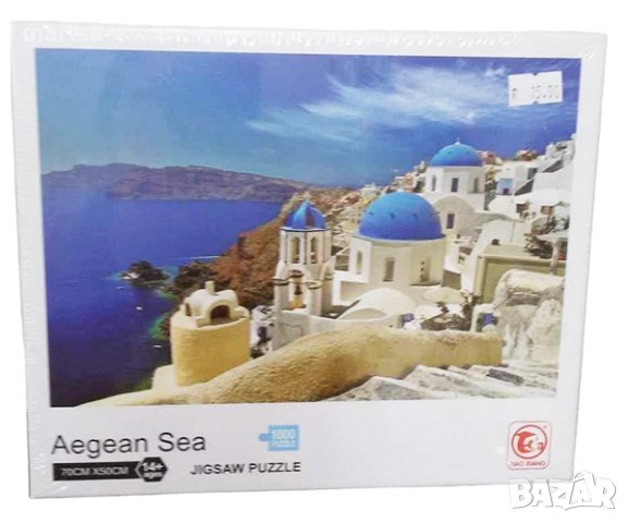 Пъзел Санторини Гърция 1000 елемента, в кутия -88327, снимка 1