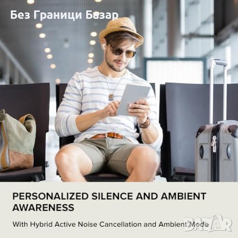 Нови Bluetooth LE Audio Слушалки Zen Air Plus: 32ч Батерия, ENC Микрофони, снимка 7 - Bluetooth слушалки - 44396621