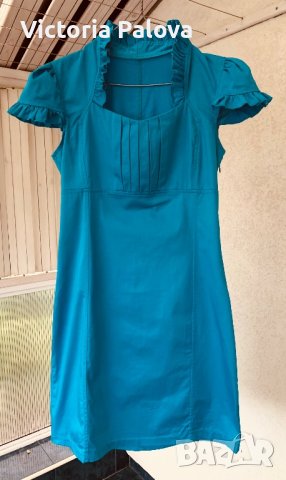 Красива рокля Италия памук с еластан, снимка 7 - Рокли - 40959355