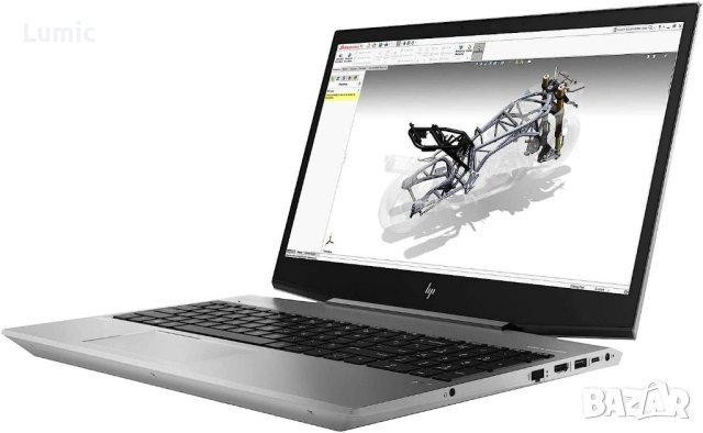Лаптоп HP ZBook 15v G5, Intel Core i7-8750H, NVIDIA Quadro P600 (4 GB GDDR5), 15.6'' FHD IPS, снимка 2 - Лаптопи за работа - 41620939