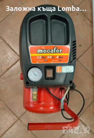  Компресор mecafer 24lt brico 8 cm 1.5 8b