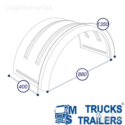 Поцинкован калник за двойна гума с гумен кант DK7120 / DK 7120, снимка 2 - Части - 53200509