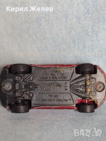 Метална количка CORVETTE STINGRAY MADE IN MALAYSIA за КОЛЕКЦИЯ ДЕКОРАЦИЯ 37715, снимка 8 - Колекции - 40697115