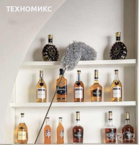 Четка за паяжини с телескопична дръжка 4 в 1, снимка 5 - Мопове, кофи, четки и метли - 40067696