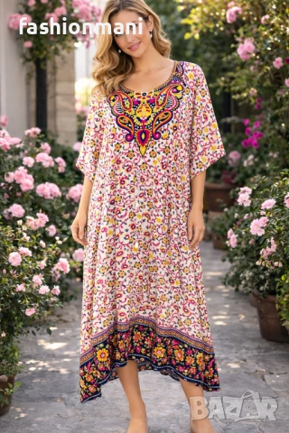 ЛЯТНИ РОКЛИ ЗА ПЛАЖ 2 модела - код 1219