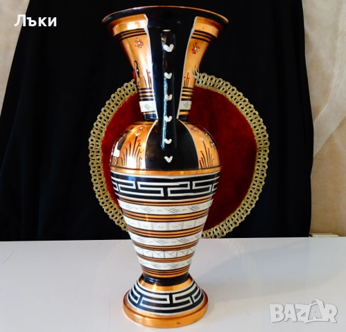 Медна кана,ваза,амфора,чиста червена мед 2.5 л. , снимка 7 - Антикварни и старинни предмети - 51988059