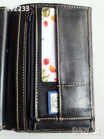 Голям кожен портфейл, снимка 5 - Портфейли, портмонета - 39488697
