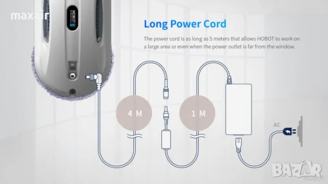 Hobot 368 – робот за миене на прозорци*Безплатна доставка*Гаранция 2 години, снимка 5 - Други - 49148977