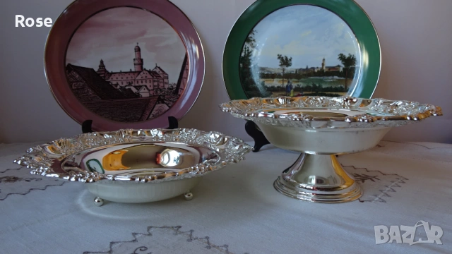 Винтидж Фруктиери / бисквитиери метални от WMF Germany/.