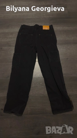Louis Vuitton Monogram Detail Carpenter Denim Pants, снимка 2 - Панталони - 53056552
