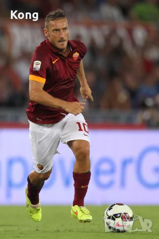винтидж фланелка AS Roma Italia Totti РОМА Nike Барселона Испания Barcelona Suarez футболна тениска 