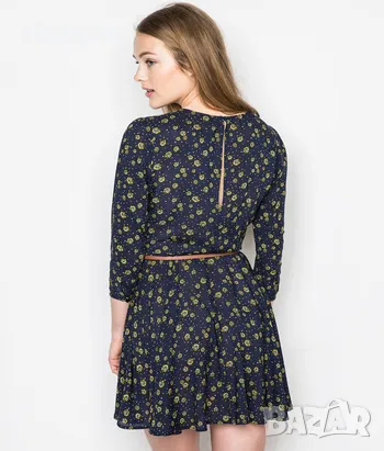 Спрингфийлд бохо рокличка. Рокля с колан на бранда SPF, снимка 4 - Рокли - 49611460