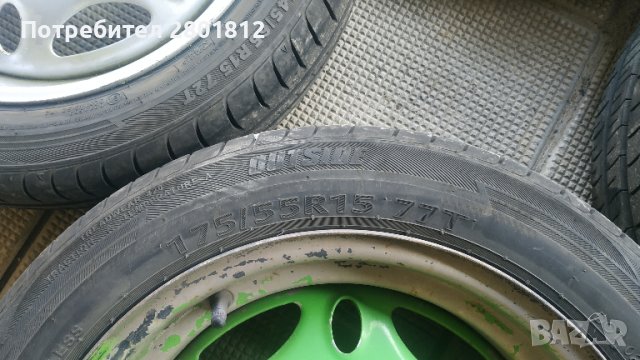 Гуми с джанти за Смарт, снимка 2 - Гуми и джанти - 44809001