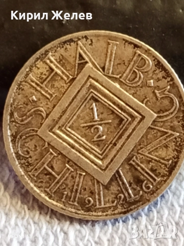 Рядка монета 1/2 шилинг 1926г. Австрия уникат за КОЛЕКЦИОНЕРИ 52289, снимка 4 - Нумизматика и бонистика - 52430735