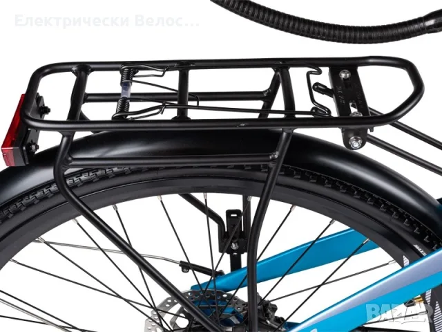 Електрически трекинг велосипед MTF Road 6.5 - Bafang 80 Nm, до 200 км пробег 2 години гаранция, снимка 3 - Велосипеди - 56084609