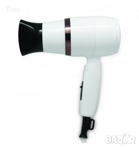 Сешоар Rosberg - 1600W - Черен, Бял. Сгъваема дръжка: Гаранция: 24 Месеца, снимка 5 - Сешоари - 48017538