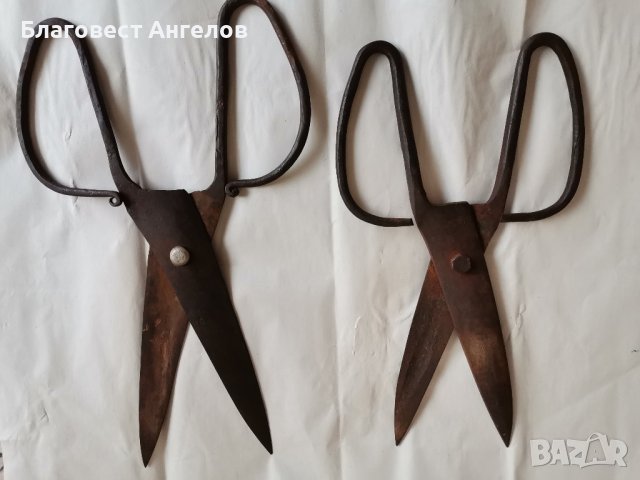 Стари ножици , снимка 2 - Антикварни и старинни предмети - 44237654