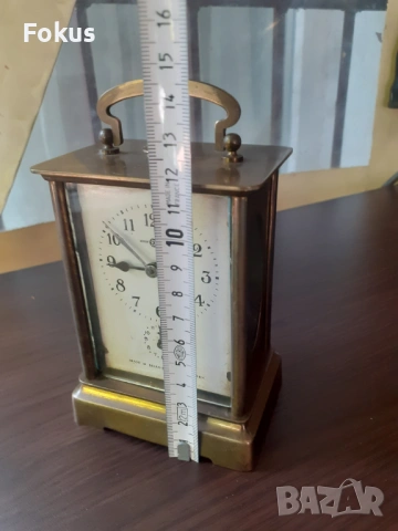 Часовник жокер настолен будилник - Seikosha Tokyo Japan, снимка 7 - Антикварни и старинни предмети - 53277106