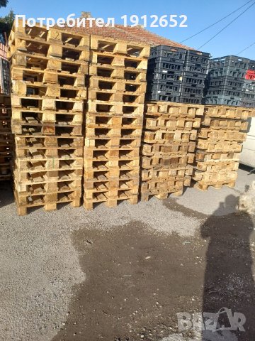 Купува и продава европалети и скари с размери 80/120см.здрави - бели,тъмен и междинни., снимка 4 - Друго търговско оборудване - 27761381